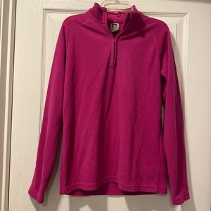 REI Kids’ XL Fuchsia Fleece Pullover